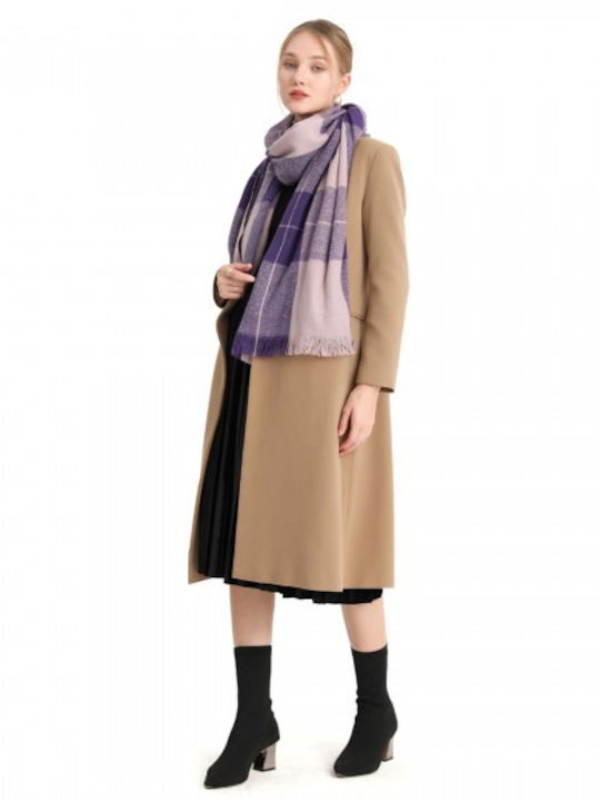 Women's Wool Scarf Purple