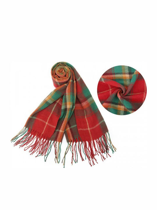 Women's Wool Scarf Red