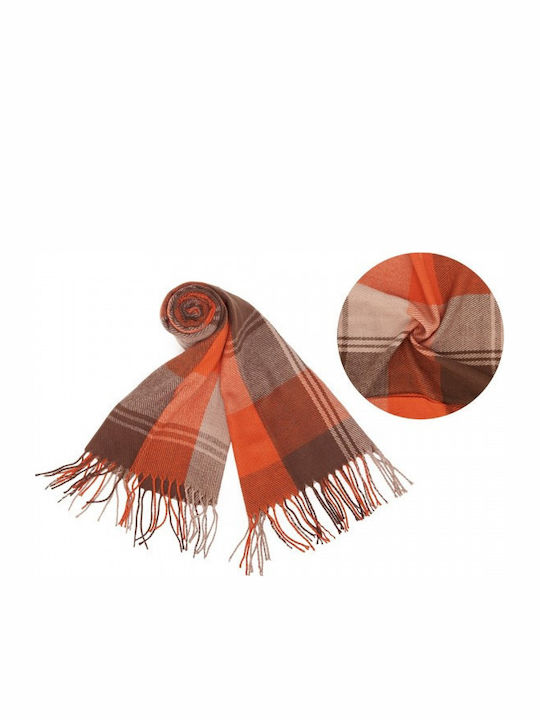 Women's Wool Scarf Orange