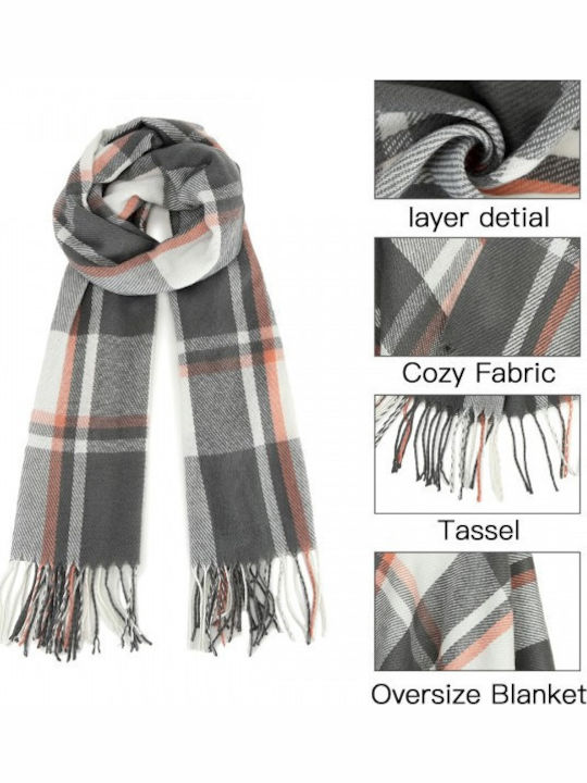 Women's Wool Scarf Gray