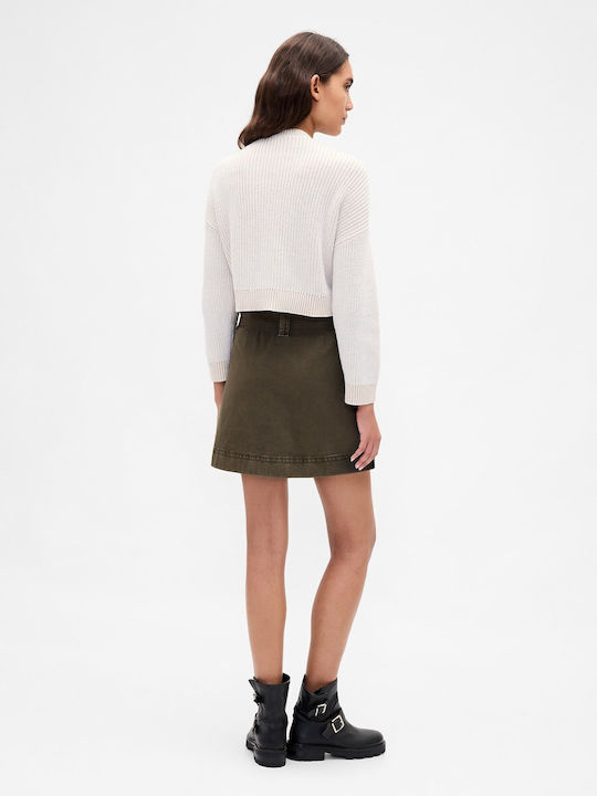 Women's Skirt-Shorts Khaki