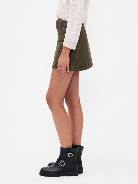 Women's Skirt-Shorts Khaki
