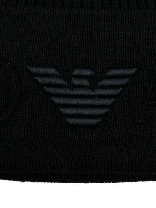 Beanie Beanie Knitted in Black color