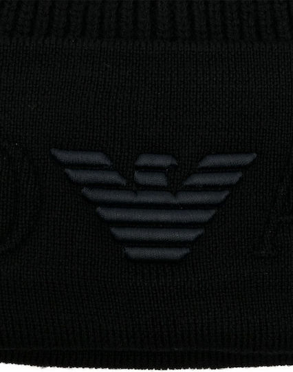 Beanie Beanie Knitted in Black color