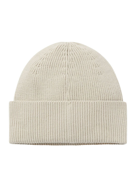 Beanie Beanie Knitted in Ecru color