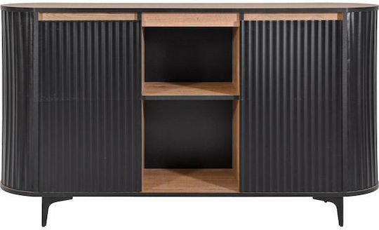 Συρταριέρα Κρεβατοκάμαρας aus Holz & Metall Premium H85 Rustic Oak 160x45x85cm Συρταριέρα Κρεβατοκάμαρας aus Holz & Metall Premium H85 Rustic Oak 160x45x85cm