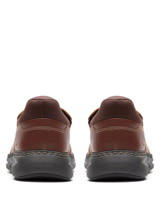 Step Men's Anatomic Leather Casual Shoes Brown