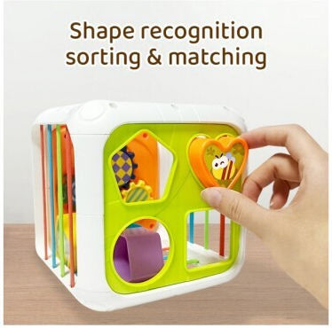 Lazarid Activity Cube Educational with Sounds for 18++ Months