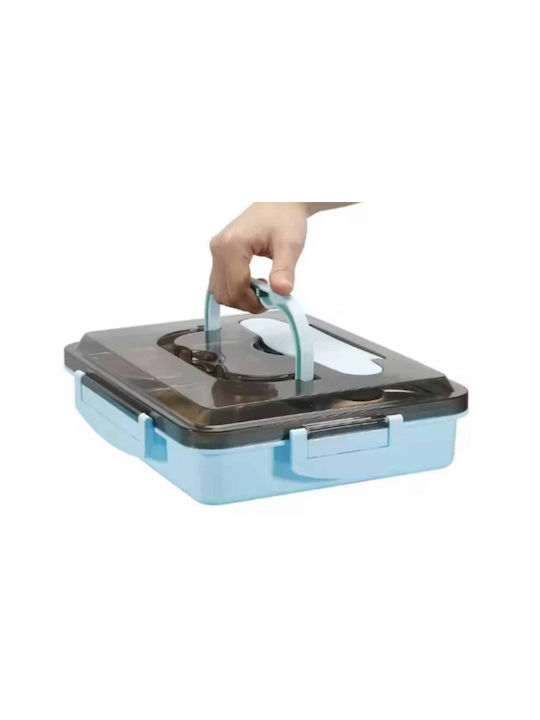 Lunchbox Inox Light Blue 31x25cm 1Stück