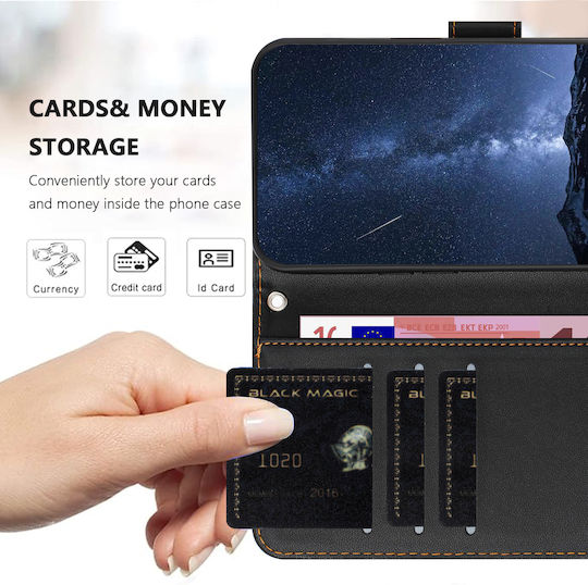 Elegant Series Wallet Case Samsung Galaxy Xcover 7 Pro Black