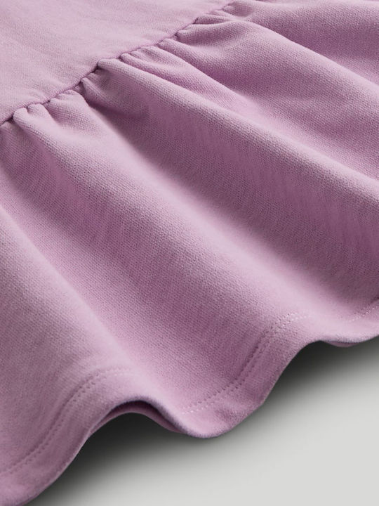 Children's Dress Sweatshirt Long Sleeve Animal Print Lilac