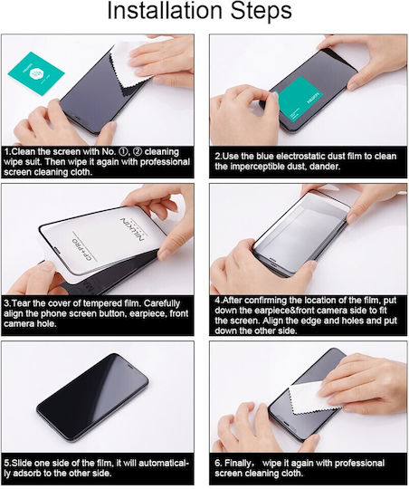 Nillkin Cp+ Pro Vollflächiges Gehärtetes Glas Samsung Galaxy Z Fold 7 Schwarz