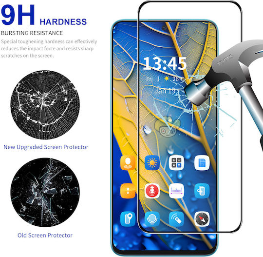 Enkay Easy Installation Full Glue Tempered Glass Honor 400 5g Black