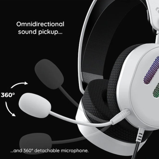 Havit H2038U Über Ohr Gaming-Headset mit Verbindung USB Schwarz