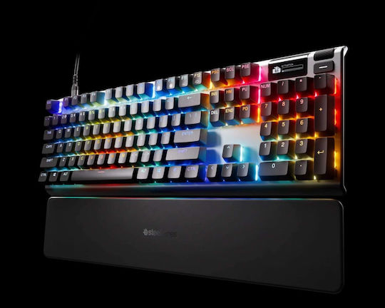 SteelSeries Apex Pro Gen 3 Gaming Μηχανικό Πληκτρολόγιο με SteelSeries OmniPoint διακόπτες και RGB φωτισμό (Αγγλικό US)