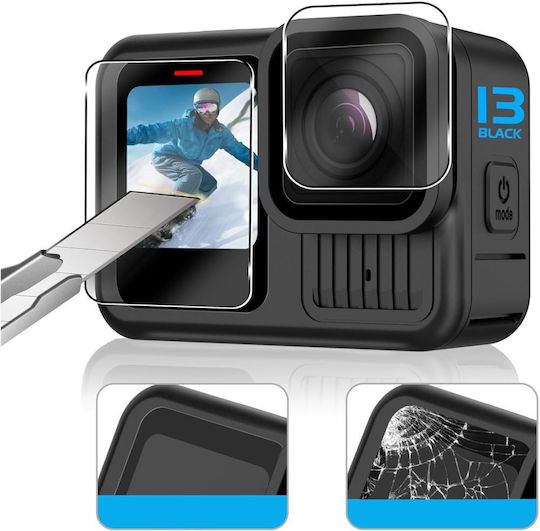 Tempered Glass Tech-protect Glass Fit+ 2-set Gopro Hero 13 Clear