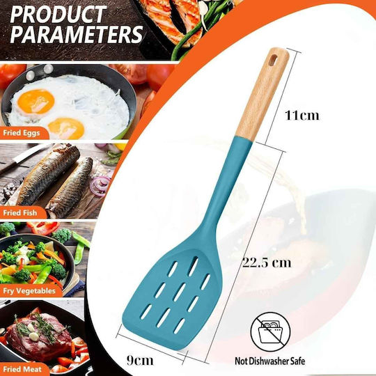 Uncle George Spatula Slotted Silicone 33.5cm