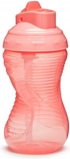 Munchkin Cana Pentru Copii Mighty Grip Din Plastic Roz 296ml Pentru 12luni+