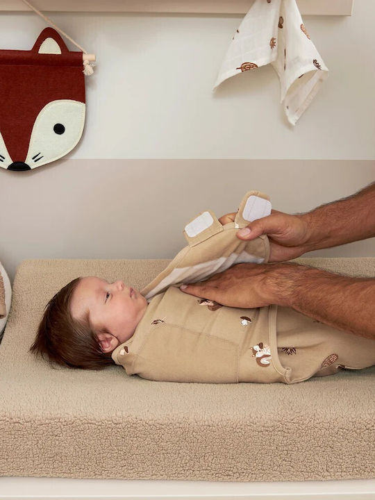 Meyco Winter Blanket Sleeping Bag Swaddle Sand