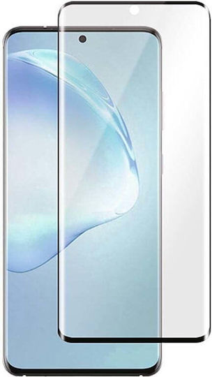 Powertech 5D Full Glue Full Face Tempered Glass Μαύρο (Galaxy S20 Ultra)