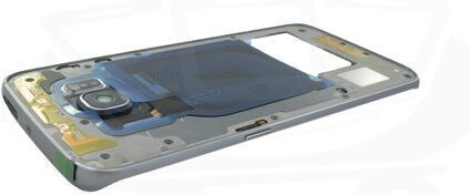 Samsung Μijlocul cadrului Negru pentru Galaxy S6 Edge