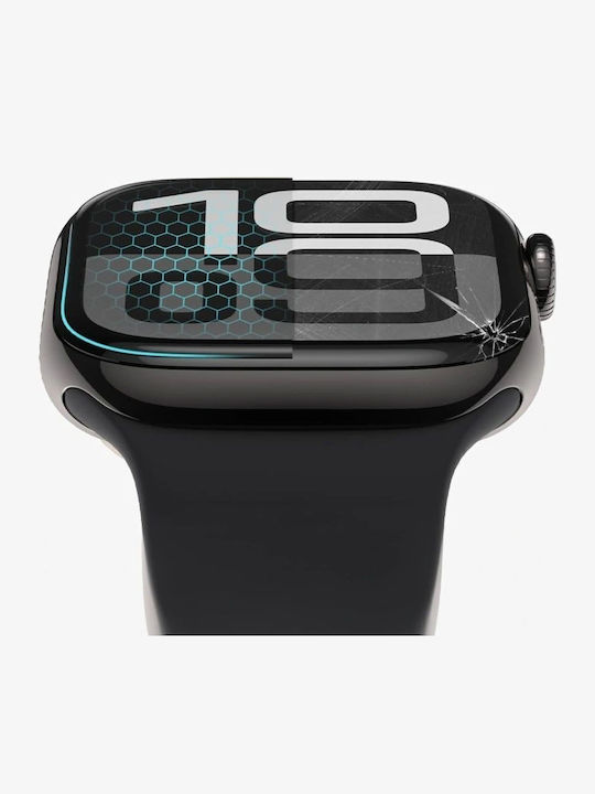 Tech-Protect Glass Flex+ Full Face Tempered Glass for the Apple Watch Series 10 2pcs