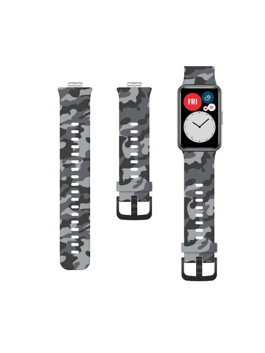 Camouflage Λουράκι Γκρι (Huawei Watch Fit)