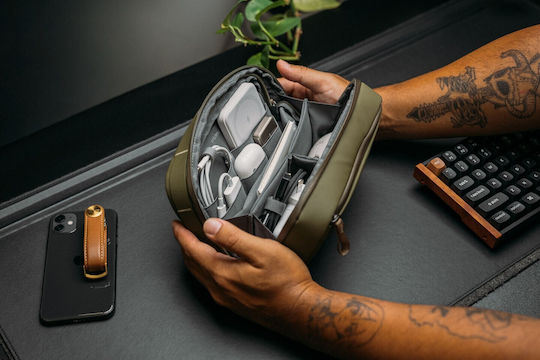 Orbitkey 2-in-1 Tech Pouch Olive