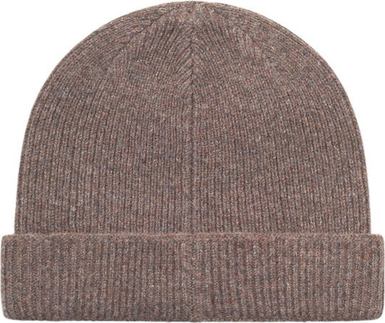 Beanie Ανδρικός Σκούφος Πλεκτός σε Μπεζ χρώμα