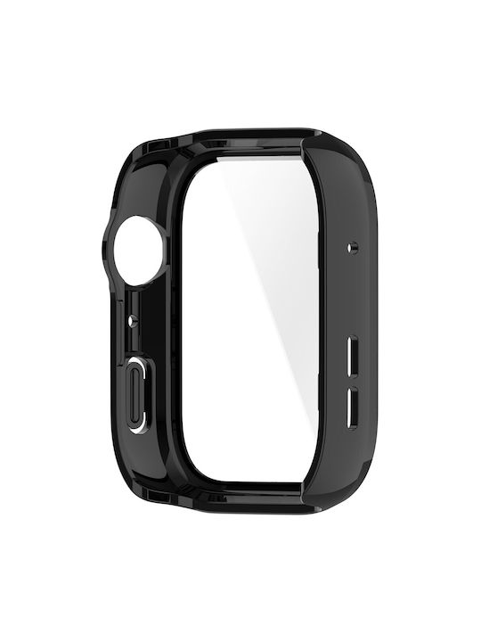 360 Full Plastic Case with Glass in Black color for Huawei Watch Fit 4