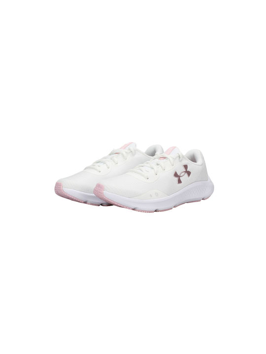 Charged Pursuit 3 Tech Γυναικεία Αθλητικά Παπούτσια Running White / Prime Pink