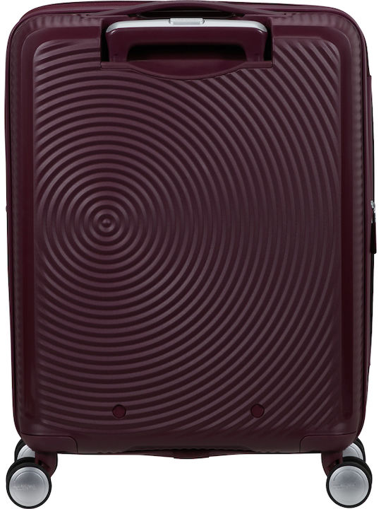 American Tourister Soundbox Cabin Travel Suitcase Hard Wild Cherry with 4 Wheels Height 55cm 88472-T505