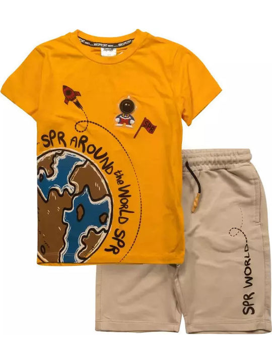 Kinder-Set mit Shorts Sommer 2Stück Yellow