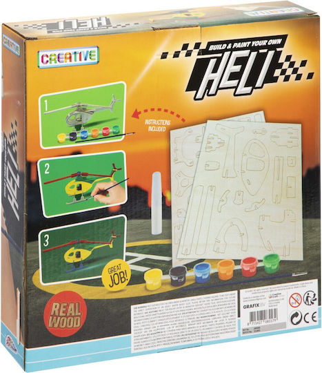 Grafix Wooden Construction Toy for Children 5+ years+ Years