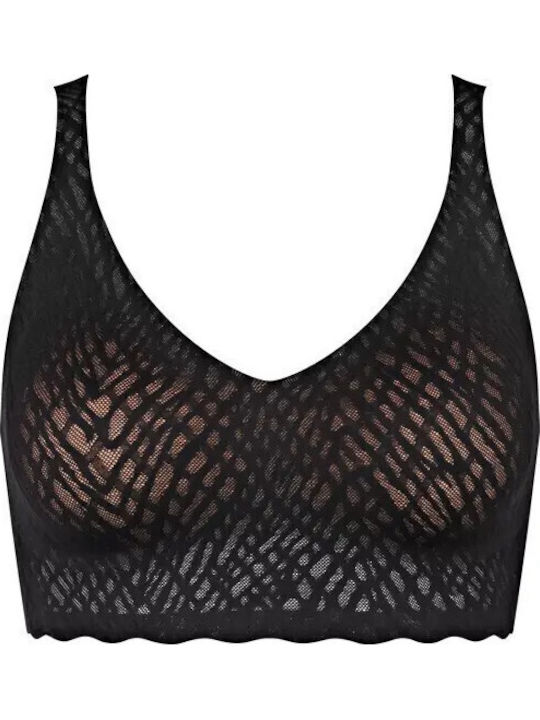 Sloggi Zero Feel Women's Bralette Bra Black
