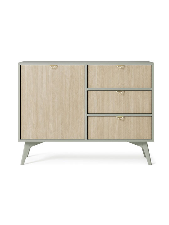 Мебели за съхранение с чекмеджета Eucalyptus-beige 106x81x38см
