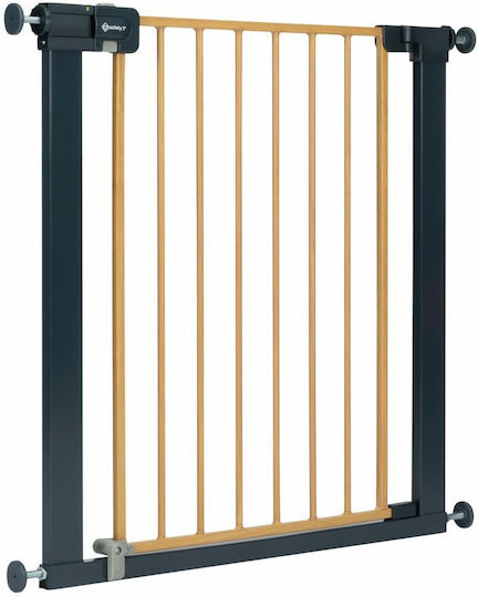 Safety 1st Easy Close Security Door Metal in Black Colour 80x80cm