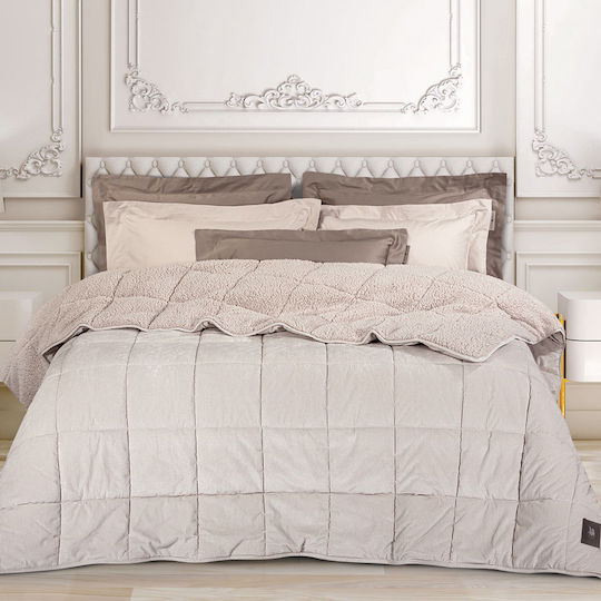 Greenwich Polo Club Duvet Cover Queen 220x240cm 3481 Taupe 700 GSMGsm 11.5 togs Togs