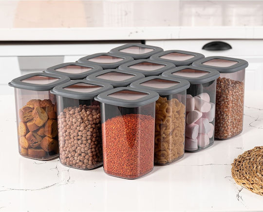Hermia Set 12 Bucăți Vaze Utilizare Generală cu Capac Plastic Negru 1200ml 12 Bucăți Hermia Set 12 Bucăți Vaze Utilizare Generală cu Capac Plastic Negru 1200ml 12 Bucăți