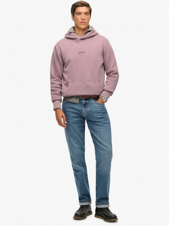Sweatshirt with Hood Purple