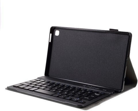Klappdeckel Synthetisches Leder mit Tastatur Englisch US Schwarz (Galaxy Tab A7 Lite) 104100433A