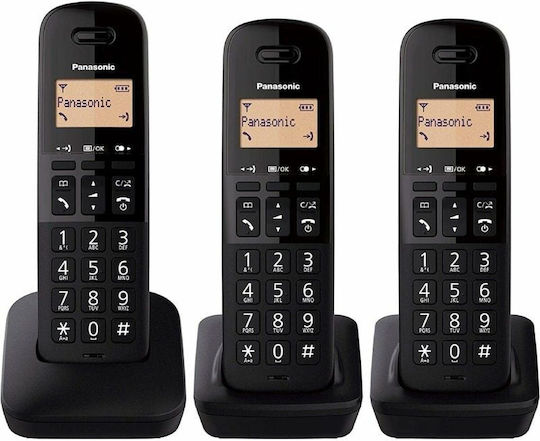 Panasonic KX-TGB613JTB Cordless Phone Trio Black