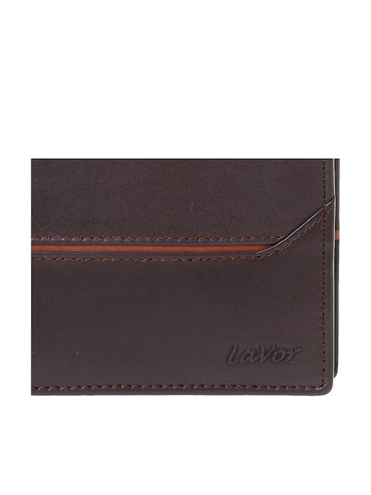 Leather Men's Wallet Classic with RFID Brown
