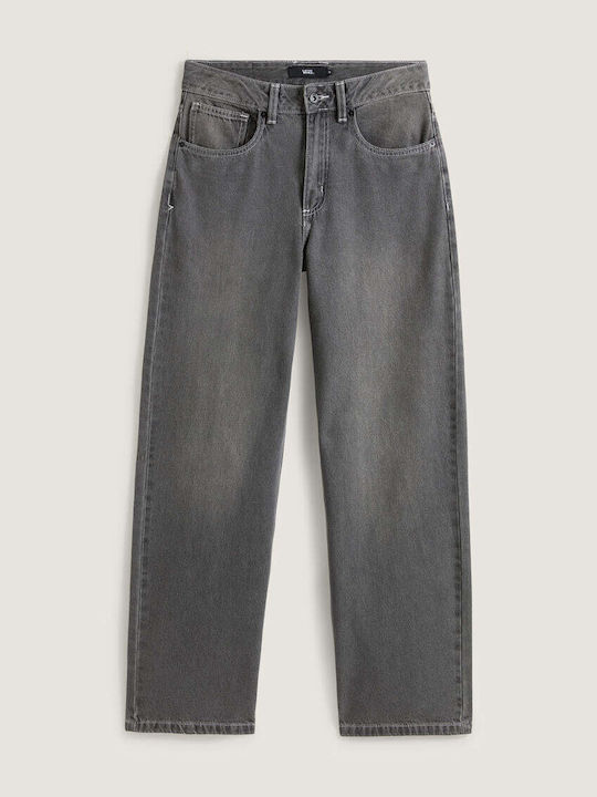 Women's Jean Trousers in Loose Fit Grey Wash