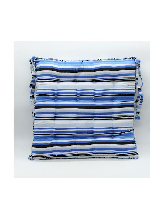 Gartenstuhlkissen Blue-White 40x40cm.