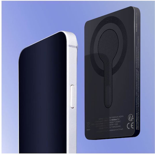 Maxlife MXPB-05 MagSafe Power Bank 5000mAh 20W με Θύρα USB-C Power Delivery Μαύρο