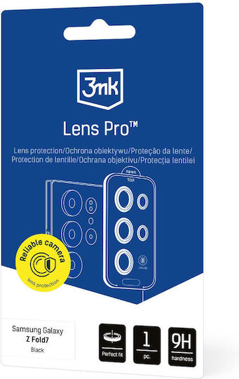 3MK Lens Protection Pro Camera Protection Tempered Glass Black for the Samsung Galaxy Z Fold 7