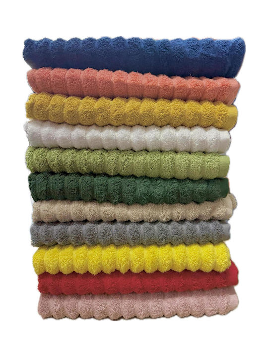 Prosop de corp 70x140cm. Roșu Greutate 560gr/m²