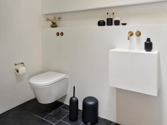 Zone Denmark Sensu Ceramic Toilet Brush Black