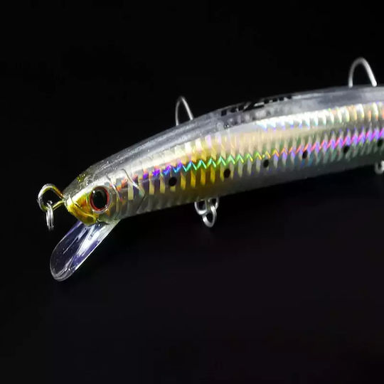 Rizor Τεχνητό Δόλωμα Ψαράκι (Minnow) 19εκ./36gr Red Ivory
